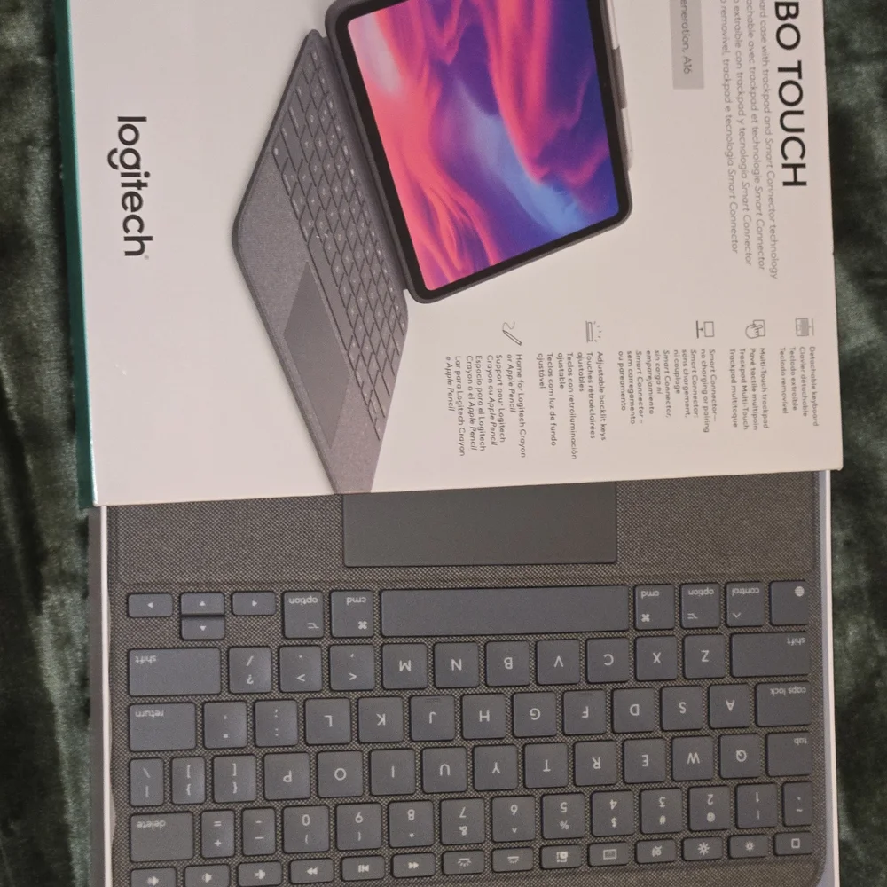 Gray Keyboard Case with Stylus Holder